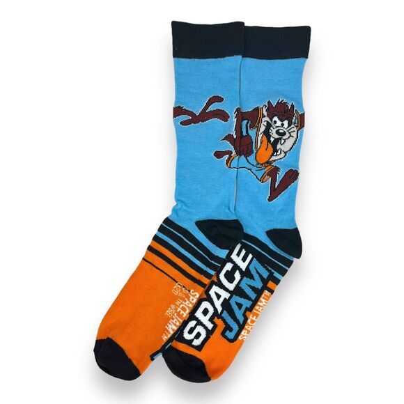 OFFICIAL Space Jam Crew Socks ADULT SHOE SIZE 6-12 Bugs Bunny & Taz Looney Tunes - Picture 3 of 15